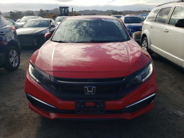 2HGFC2F60LH567416 - 2020 HONDA CIVIC LX RED photo 5