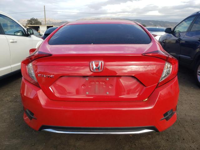 2HGFC2F60LH567416 - 2020 HONDA CIVIC LX RED photo 6