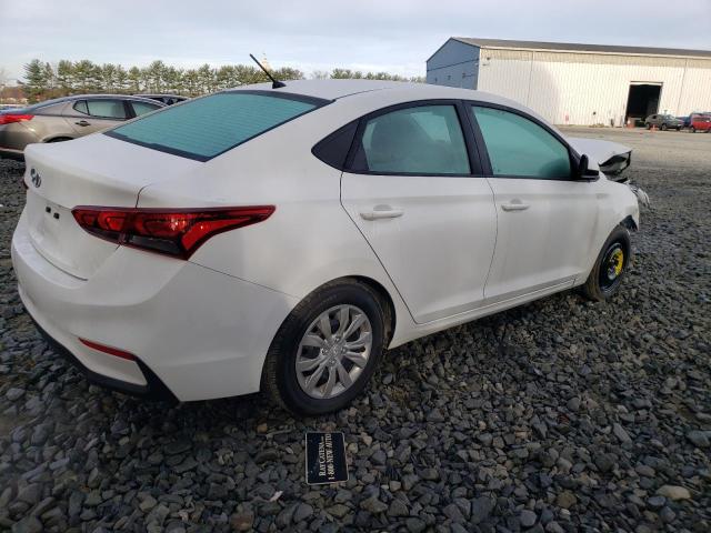 3KPC24A64NE157823 - 2022 HYUNDAI ACCENT SE WHITE photo 3