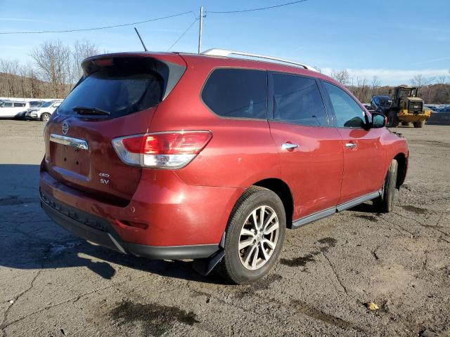 5N1AR2MM4DC629828 - 2013 NISSAN PATHFINDER S RED photo 3