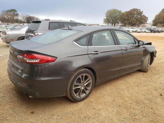 3FA6P0CD2LR130229 - 2020 FORD FUSION SEL BLACK photo 3