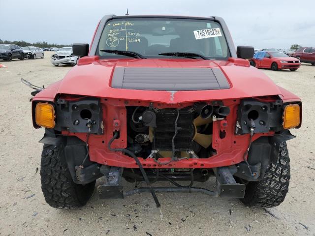 5GTEN33E188231365 - 2008 HUMMER H3 ADVENTURE RED photo 5