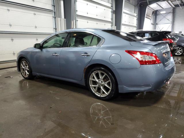 1N4AA5AP4AC817634 - 2010 NISSAN MAXIMA S BLUE photo 2