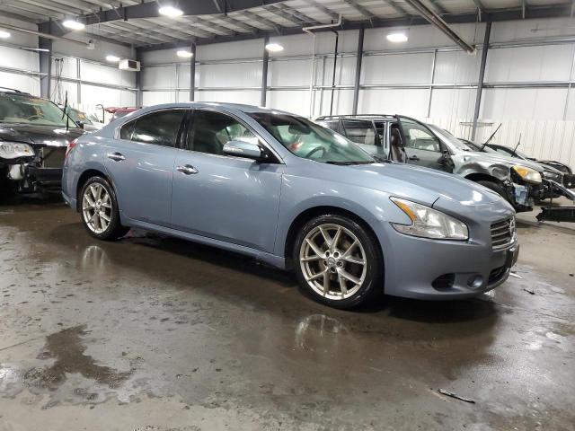 1N4AA5AP4AC817634 - 2010 NISSAN MAXIMA S BLUE photo 4