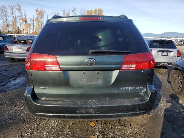 5TDZA22C35S239408 - 2005 TOYOTA SIENNA XLE GREEN photo 6