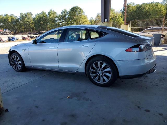 5YJSA1DNXDFP04134 - 2013 TESLA MODEL S SILVER photo 2