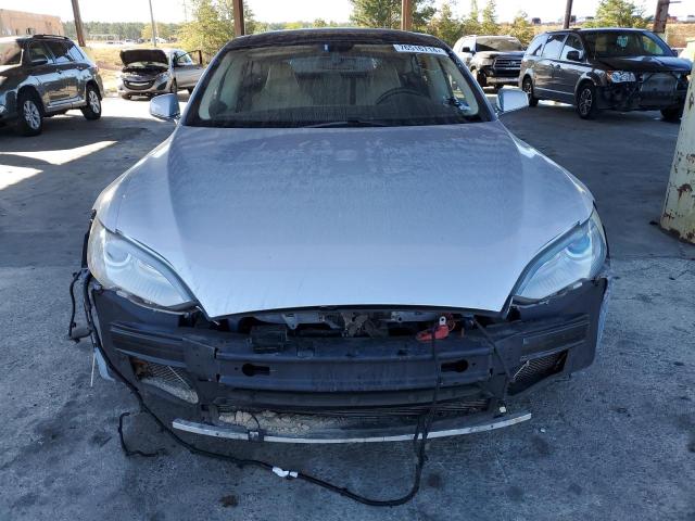 5YJSA1DNXDFP04134 - 2013 TESLA MODEL S SILVER photo 5