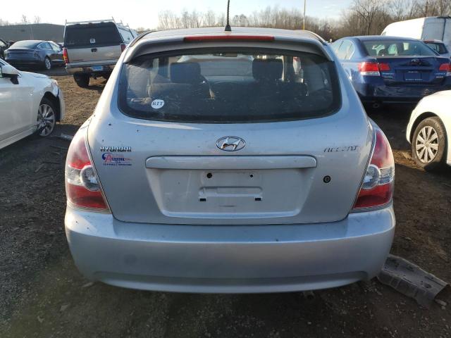 KMHCM36C08U074913 - 2008 HYUNDAI ACCENT GS GRAY photo 6