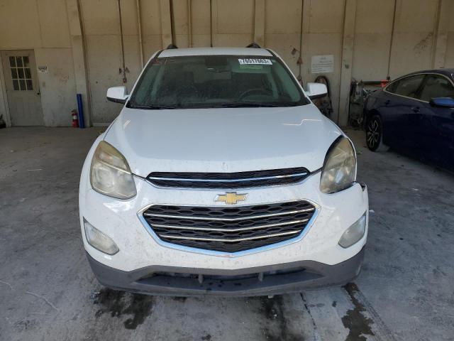 1GNALCEK0GZ102225 - 2016 CHEVROLET EQUINOX LT WHITE photo 5