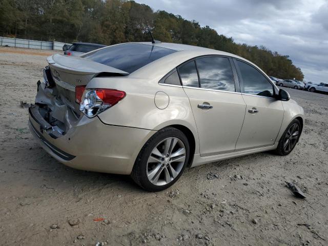 1G1PH5SC0C7233442 - 2012 CHEVROLET CRUZE LTZ GOLD photo 3