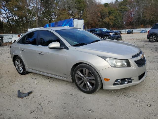 1G1PH5SC0C7233442 - 2012 CHEVROLET CRUZE LTZ GOLD photo 4