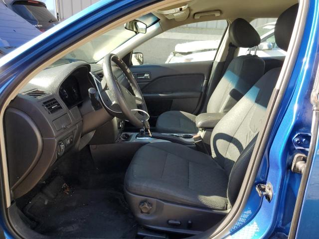 3FAHP0HA3BR188999 - 2011 FORD FUSION SE BLUE photo 7