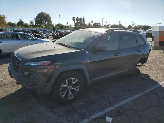 1C4PJMBS4FW510908 - 2015 JEEP CHEROKEE TRAILHAWK GRAY photo 1