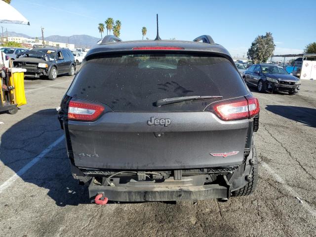 1C4PJMBS4FW510908 - 2015 JEEP CHEROKEE TRAILHAWK GRAY photo 6