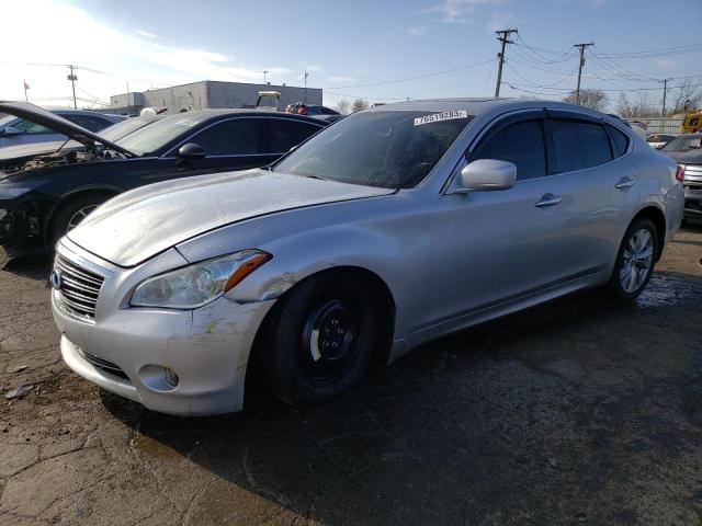 JN1BY1AR5BM375627 - 2011 INFINITI M37 X SILVER photo 1