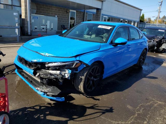 19XFL1H85RE004437 - 2024 HONDA CIVIC SPORT TOURING BLUE photo 1