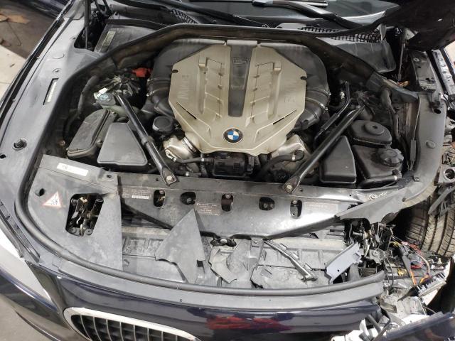 WBAKC8C5XAC430363 - 2010 BMW 750 LI XDRIVE BLUE photo 11