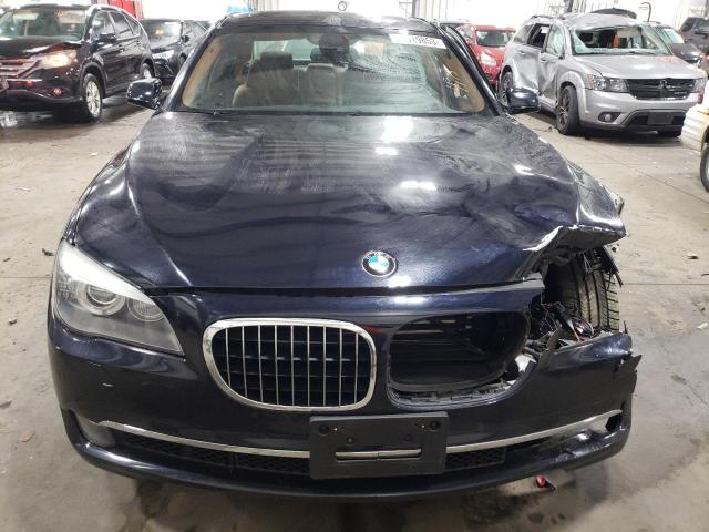 WBAKC8C5XAC430363 - 2010 BMW 750 LI XDRIVE BLUE photo 5