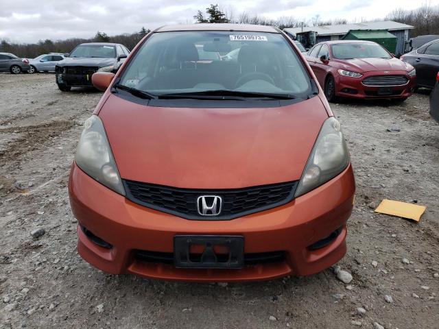 JHMGE8H55CC003640 - 2012 HONDA FIT SPORT ORANGE photo 5