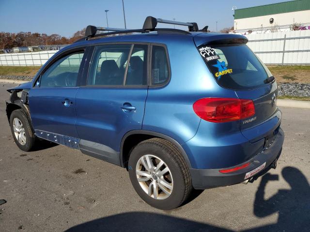 WVGAV7AX5HK028771 - 2017 VOLKSWAGEN TIGUAN S BLUE photo 2