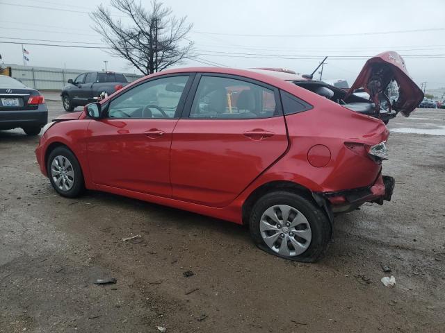 KMHCT4AE8HU339448 - 2017 HYUNDAI ACCENT SE RED photo 2