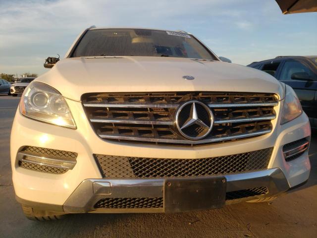 4JGDA5HB2CA053603 - 2012 MERCEDES-BENZ ML 350 4MATIC WHITE photo 5