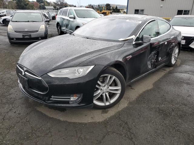 5YJSA1CN3DFP27840 - 2013 TESLA MODEL S შავი ფოტო 1