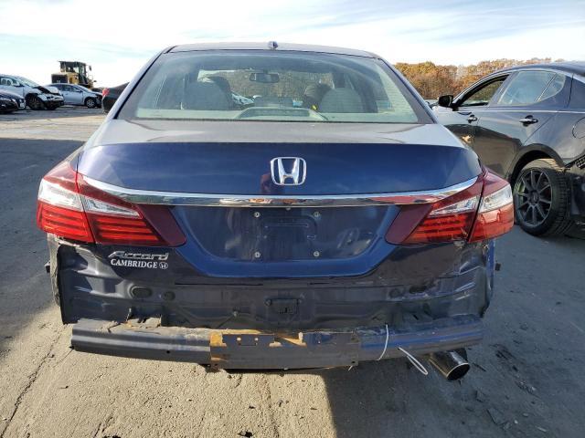 1HGCR2F81GA002146 - 2016 HONDA ACCORD EXL BLUE photo 6