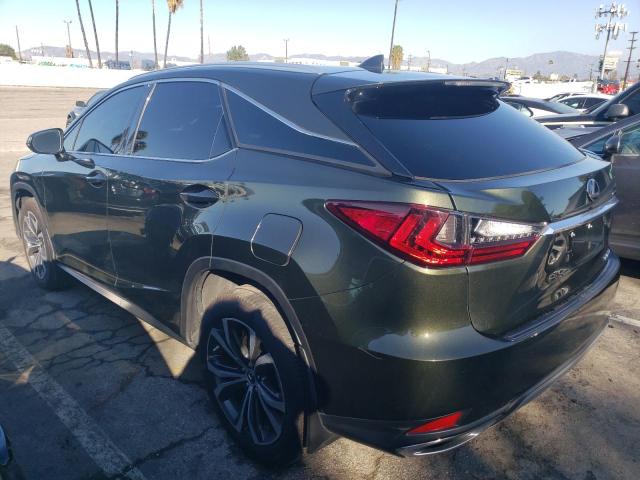 2T2HZMAA9MC201314 - 2021 LEXUS RX 350 GREEN photo 2