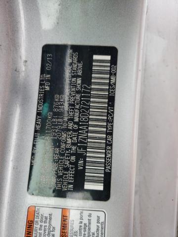 JF1ZNAA18D2721172 - 2013 TOYOTA SCION FR-S ვერცხლისფერი ფოტო 12