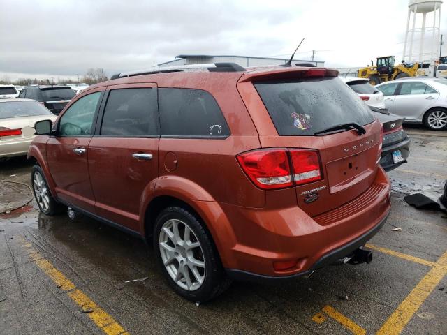 3C4PDCDGXET185521 - 2014 DODGE JOURNEY LIMITED ORANGE photo 2