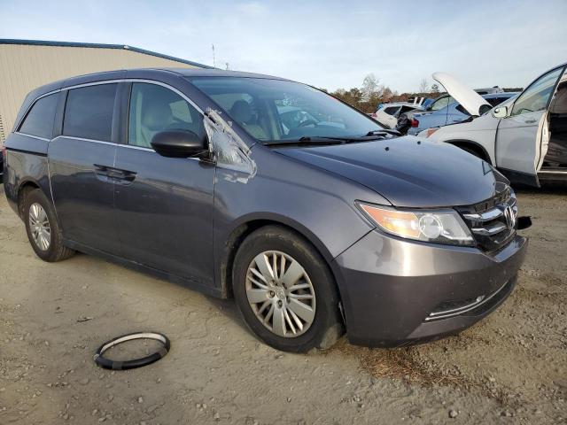 5FNRL5H24GB021480 - 2016 HONDA ODYSSEY LX GRAY photo 4