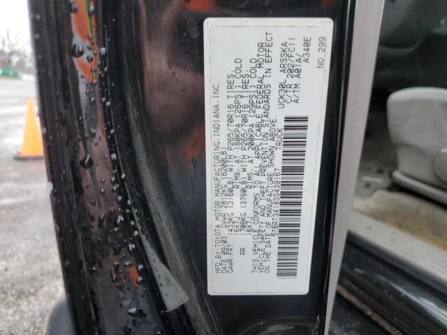 5TBRT34183S439167 - 2003 TOYOTA TUNDRA ACCESS CAB SR5 BLACK photo 13