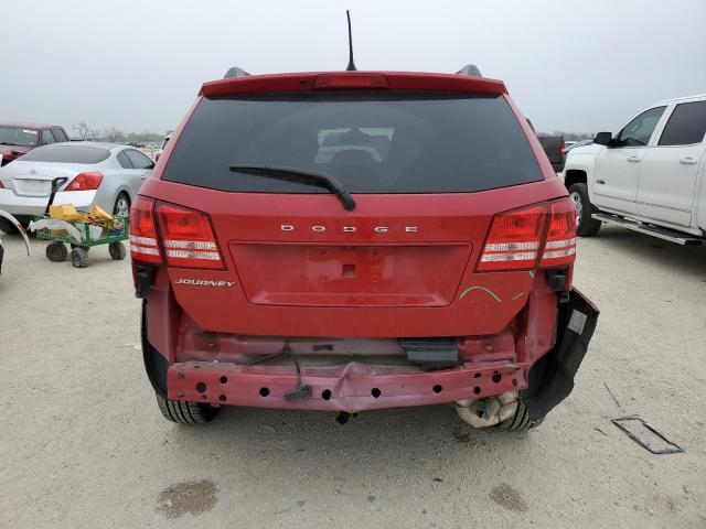 3C4PDCAB5JT517318 - 2018 DODGE JOURNEY SE RED photo 6