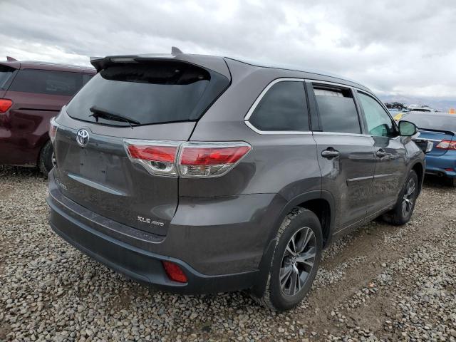 5TDJKRFH2GS349989 - 2016 TOYOTA HIGHLANDER XLE Grafit foto 3