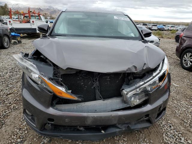 5TDJKRFH2GS349989 - 2016 TOYOTA HIGHLANDER XLE Grafit foto 5