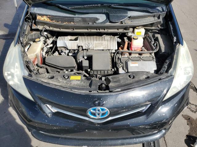 JTDZN3EU9C3161567 - 2012 TOYOTA PRIUS V BLACK photo 11