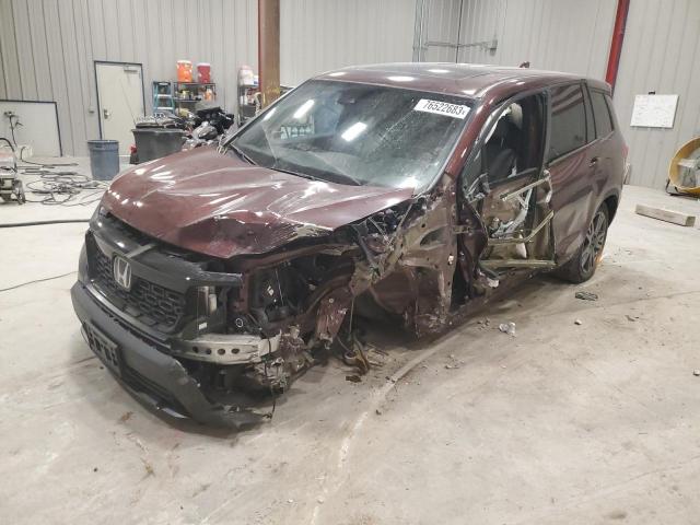 5FNYF8H58KB014586 - 2019 HONDA PASSPORT EXL RED photo 1