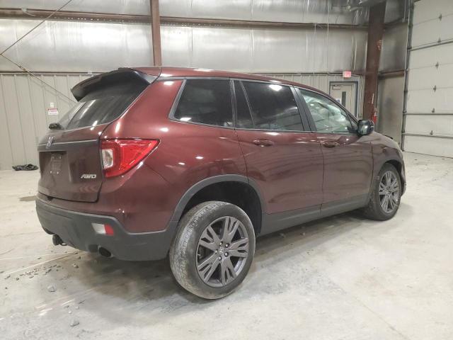 5FNYF8H58KB014586 - 2019 HONDA PASSPORT EXL RED photo 3