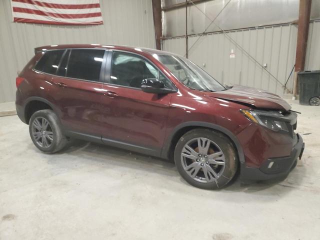 5FNYF8H58KB014586 - 2019 HONDA PASSPORT EXL RED photo 4