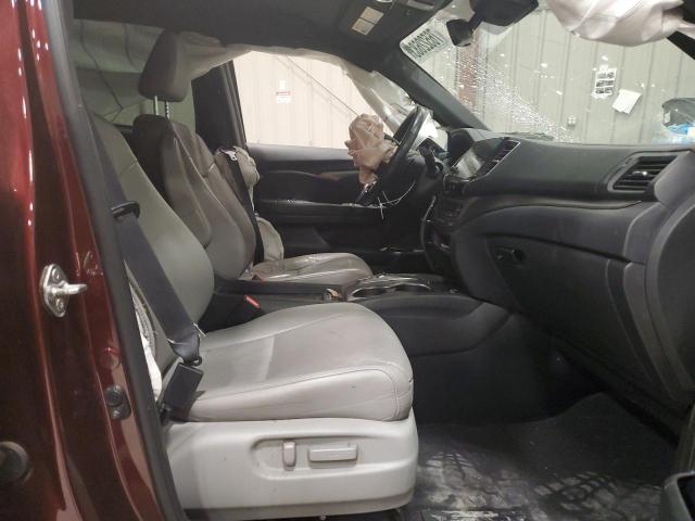 5FNYF8H58KB014586 - 2019 HONDA PASSPORT EXL RED photo 7