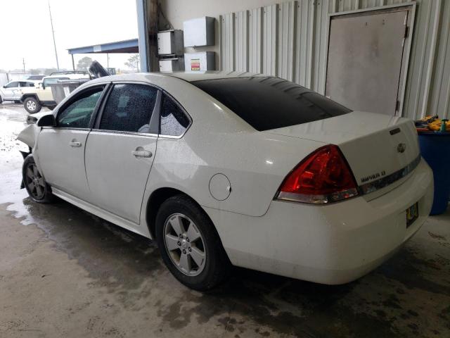 2G1WB5EN3A1166632 - 2010 CHEVROLET IMPALA LT WHITE photo 2