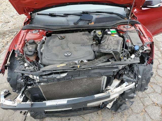 SJKCH5CR7HA020049 - 2017 INFINITI QX30 BASE BURGUNDY photo 11