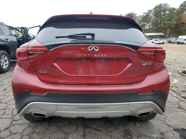 SJKCH5CR7HA020049 - 2017 INFINITI QX30 BASE BURGUNDY photo 6