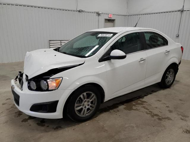 1G1JC5SH3D4113279 - 2013 CHEVROLET SONIC LT WHITE photo 1