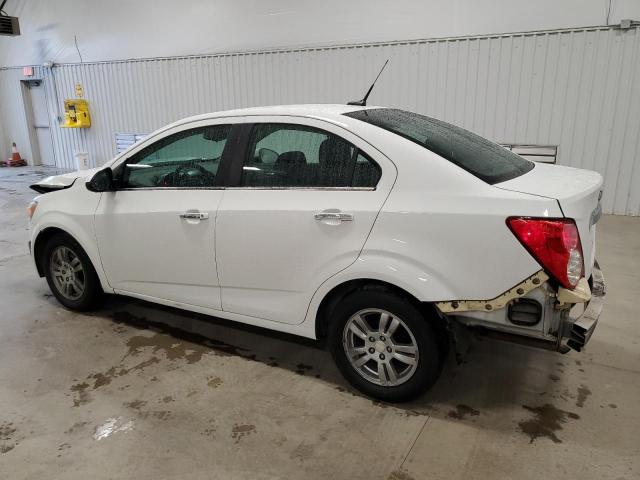 1G1JC5SH3D4113279 - 2013 CHEVROLET SONIC LT WHITE photo 2