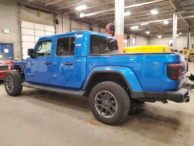 1C6HJTFG7ML593048 - 2021 JEEP GLADIATOR OVERLAND BLUE photo 2