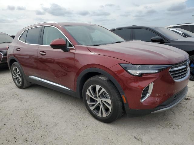 LRBFZNR40MD103919 - 2021 BUICK ENVISION ESSENCE BURGUNDY photo 4