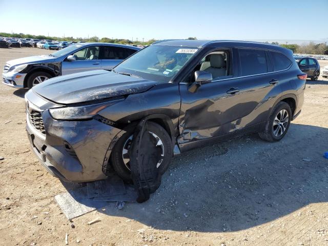 5TDHZRAH4MS515104 - 2021 TOYOTA HIGHLANDER XLE GRAY photo 1