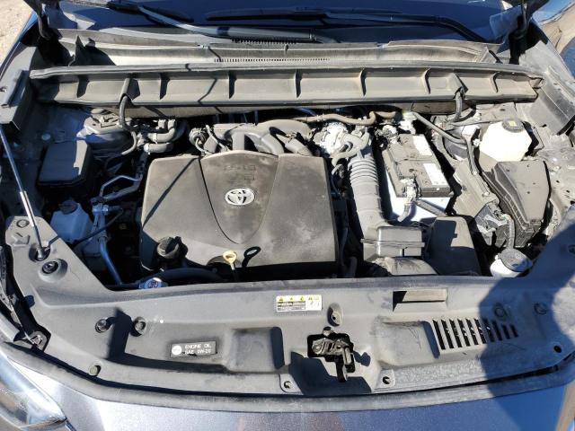 5TDHZRAH4MS515104 - 2021 TOYOTA HIGHLANDER XLE GRAY photo 12